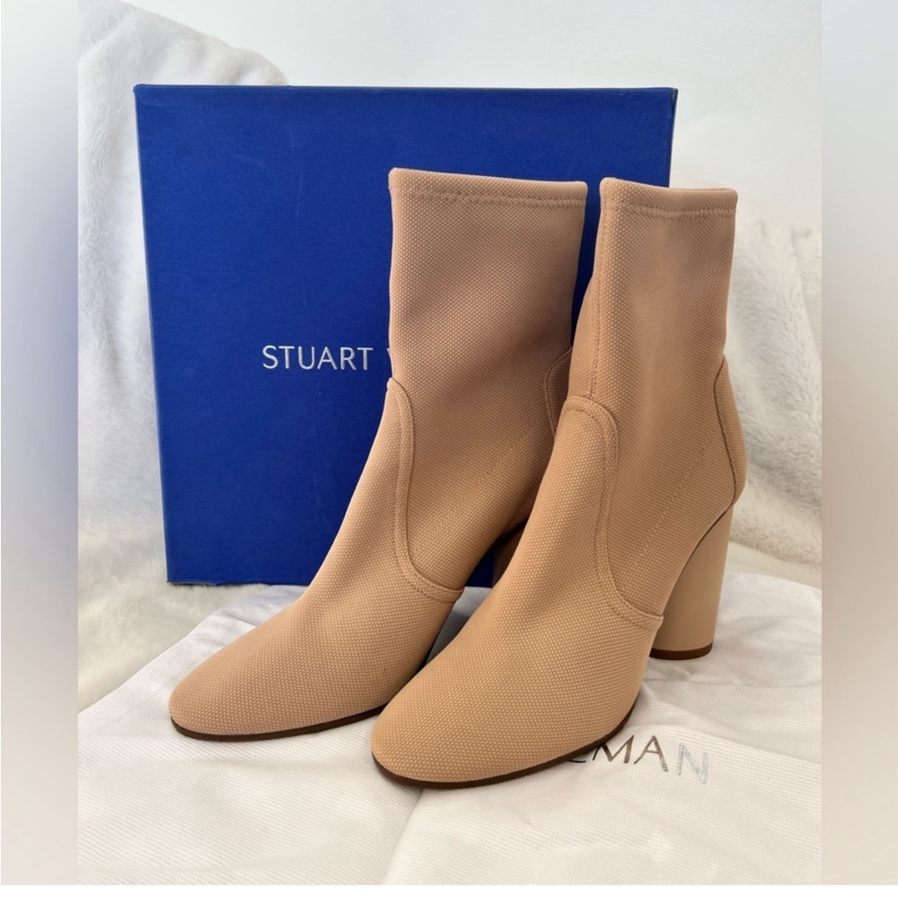 Stuart Weitzman Margot 95 Ankle boots Turran canvas